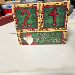 Christmas Countdown Block Set